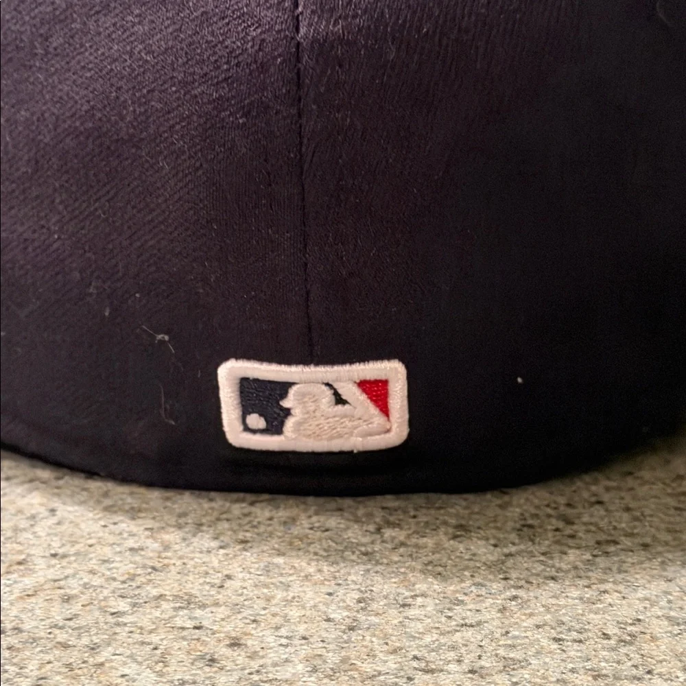 59FIFTY Boston Red Socks Authentic Collection Navy Baseball Cap Brim - Picture 4 of 7